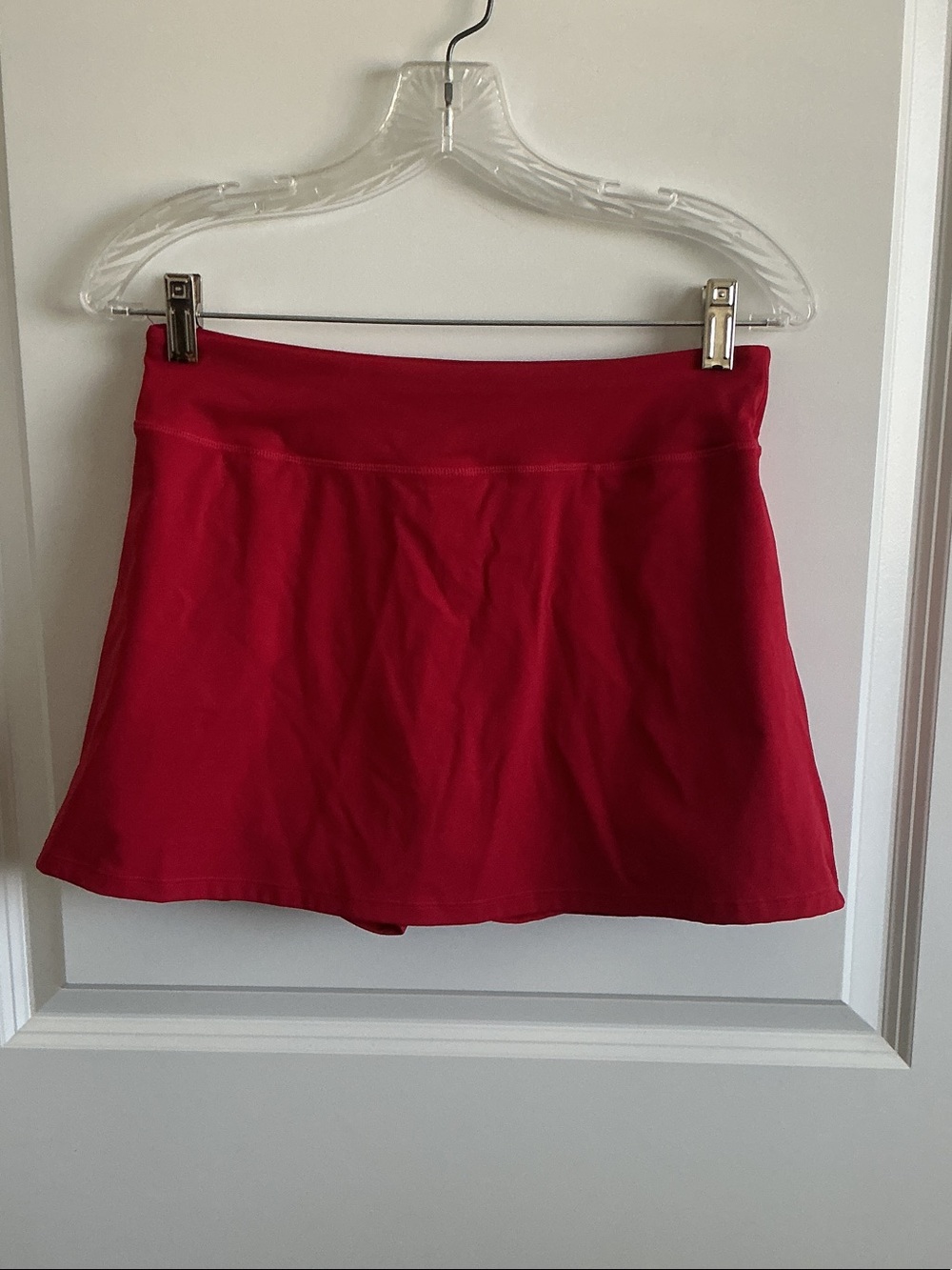 Stelle Red Mini Skirt - Classic A-Line Women's Skirt